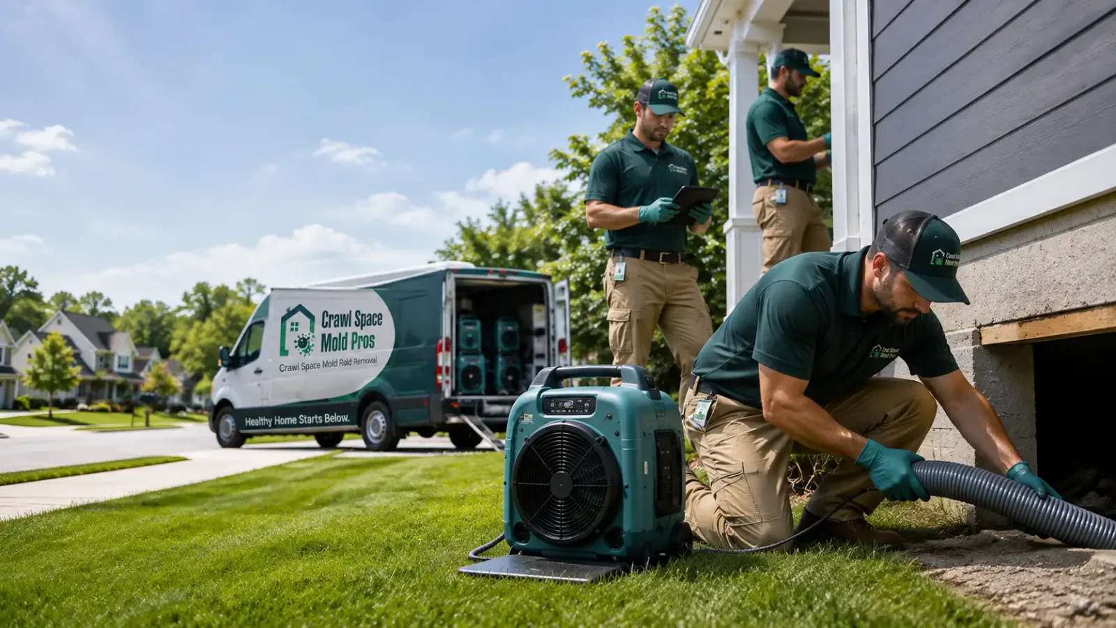 Crawl Space Mold Removal in Saint Paul, NE